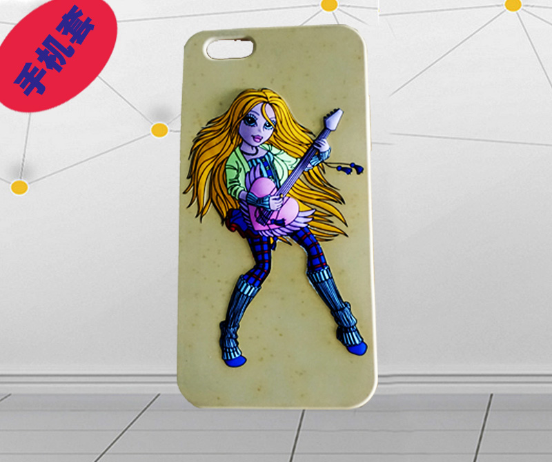 東莞動漫衍生品模內轉印硅膠手機套
