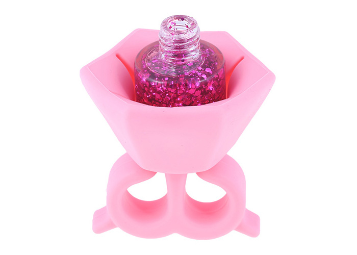 指甲油瓶托定制_硅膠套廠家